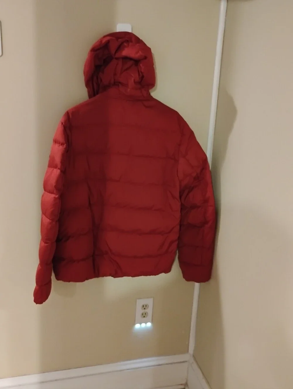 Michael Kors Mens Premium Down Hooded Puffer Jacket Sz M